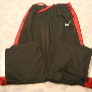 Nike Youth Sweatpants, Size Youth Large, Black/Red/White